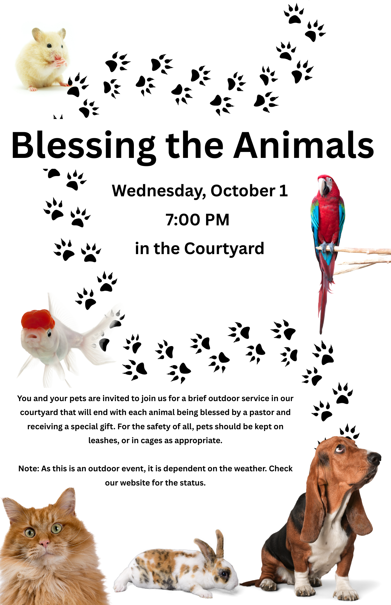 Blessing of the Animals (6 × 4 in)